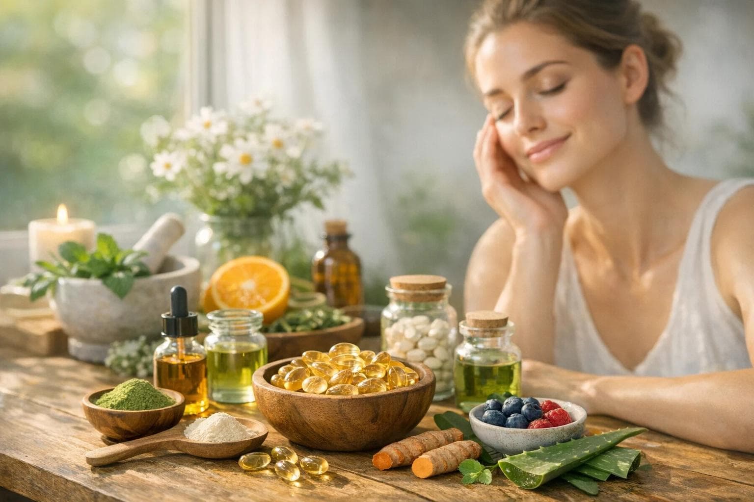 Editorial hero image for Harnessing Natural Supplements for Everyday Beauty and Wellness